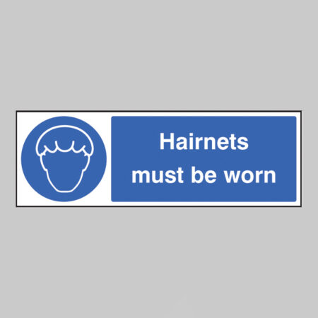 Hairnets must be worn