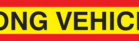 Long vehicle panel 1265x225mm reflective aluminium