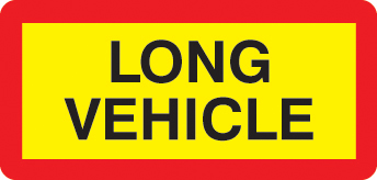 Long vehicle panel 525 x 250mm reflective aluminium