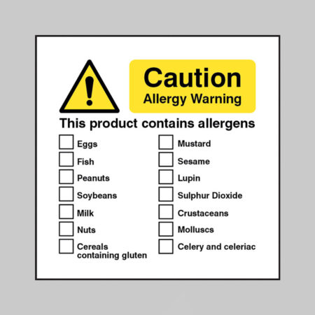 Caution Allergy warning This product contains allergens