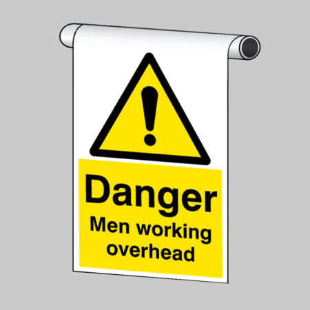 Roll top - Danger men working overhead