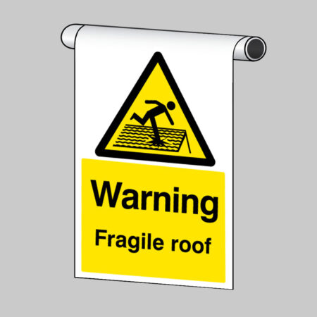 Roll top - Warning fragile roof