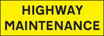 Highway Maintenance 800x275 reflective self adhesive vinyl