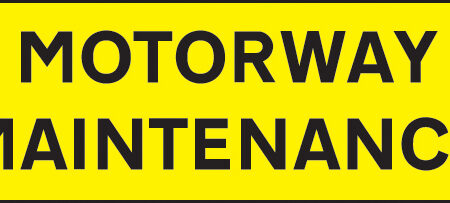 Motorway Maintenance 800x275 reflective self adhesive vinyl