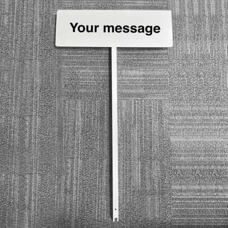 Your message verge sign 450x150mm on post 800mm high