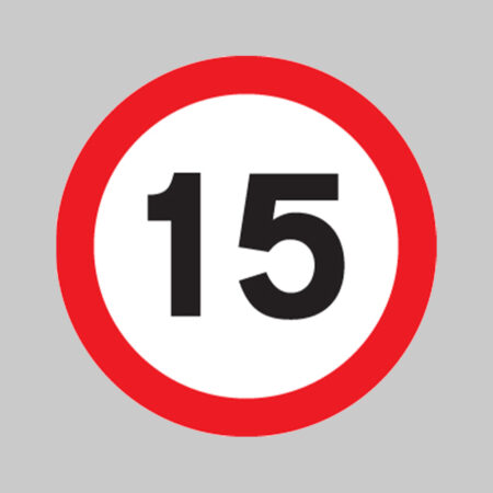 15 mph class RA1 600mm diameter circle c/w channelling
