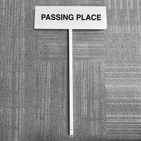 Verge sign - Passing place 450x150mm (post 800mm)