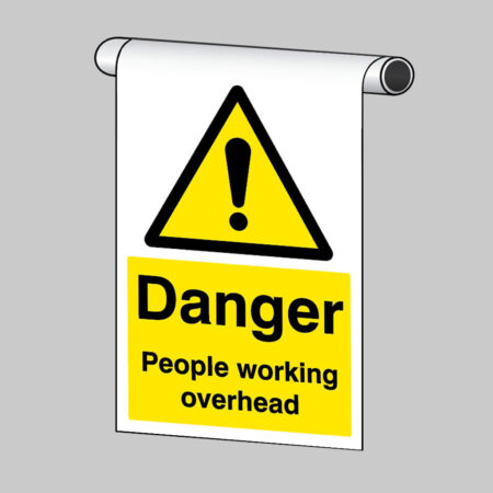 Roll top - Danger People working overhead