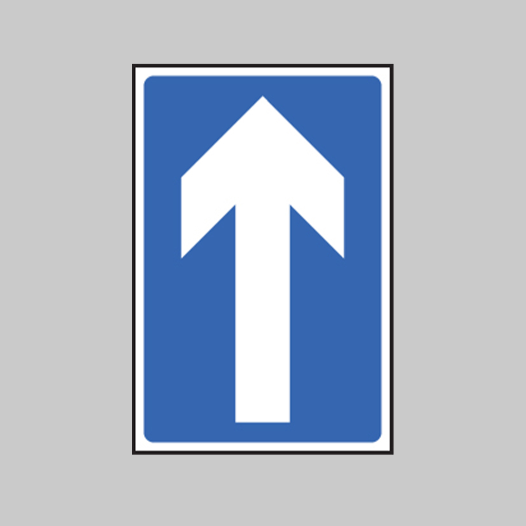 One Way Traffic Class R2 Permanent 300X450Mm (3Mm Aluminium Composite) C/W Channelling 1 One way traffic class r2 permanent 300x450mm (3mm aluminium composite) c/w channelling