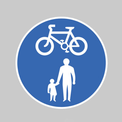 Pedal cycles & pedestrians class R2 300mm