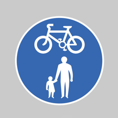 Pedal cycles & pedestrians class R2 300mm