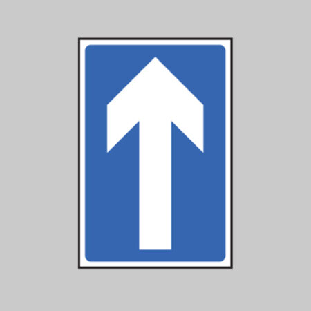 One way traffic class RA1 300x450mm c/w channelling