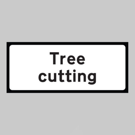 Tree cutting supplementary plate 850x355 Class RA1 zintec