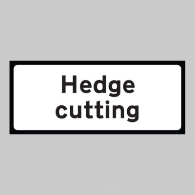 Hedge cutting supplementary plate 850x355 Class RA1 zintec
