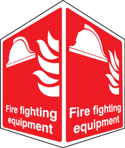 EasiFIX projecting sign 150x200mm face size - Fire fighting equipment