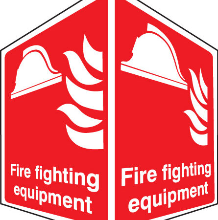 EasiFIX projecting sign 150x200mm face size - Fire fighting equipment