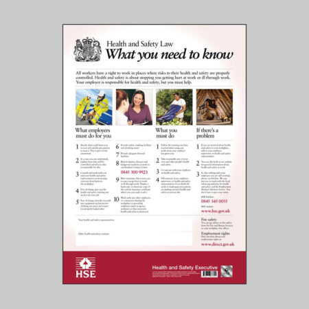 Health & safety law poster (A2)