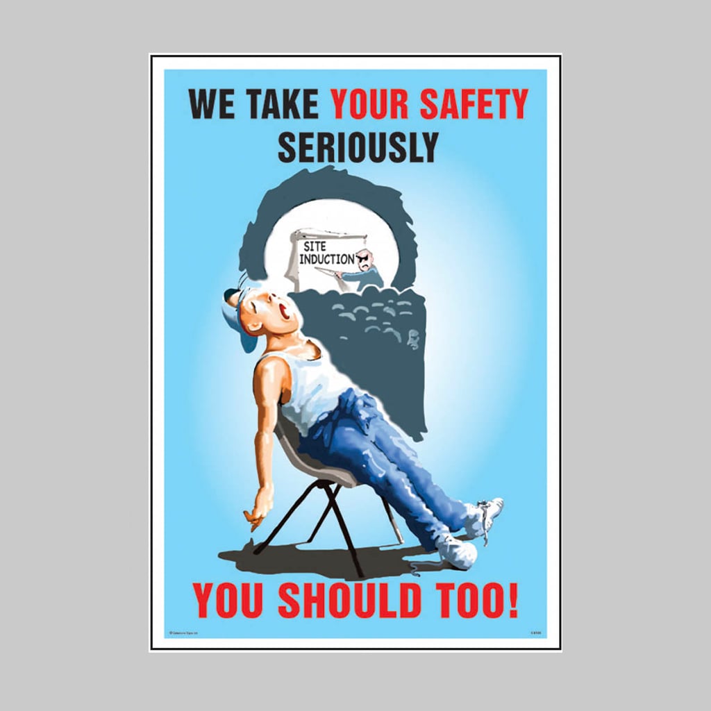 We Take Your Safety Seriously 510X760Mm Synthetic Paper 1 We take your safety seriously 510x760mm synthetic paper