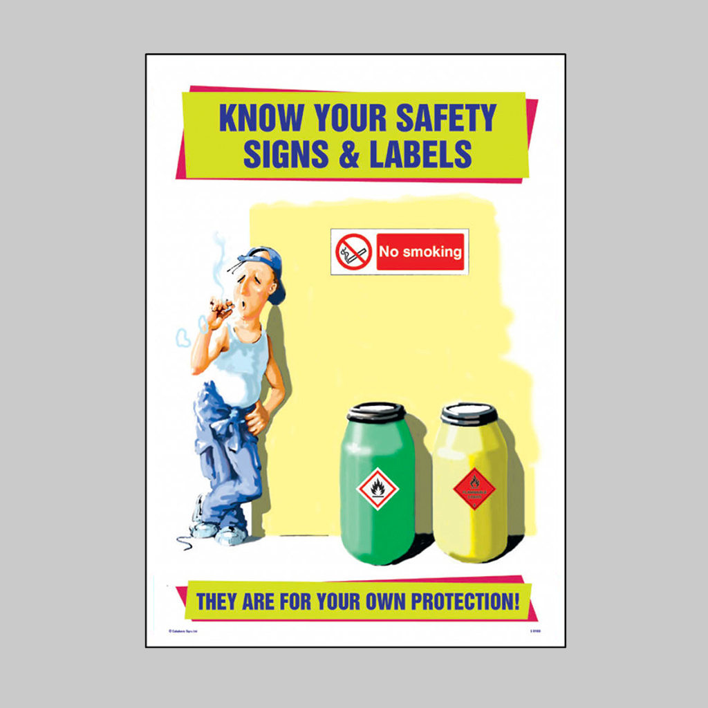 Know Your Safety Signs &Amp; Labels 510X760Mm Synthetic Paper 1 Know your safety signs & labels 510x760mm synthetic paper