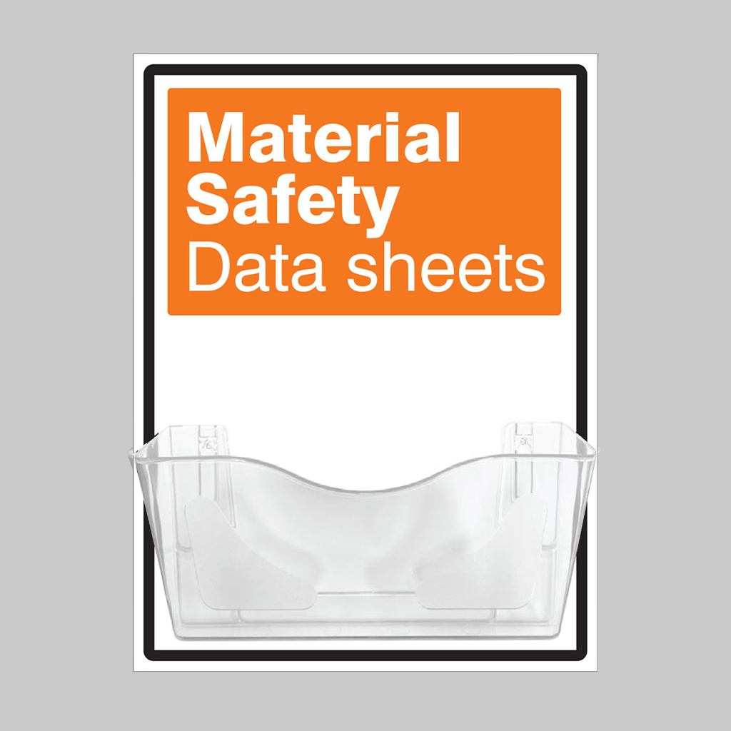 Msds Document Holder On 10Mm Foam Pvc 450X600Mm 1 Msds document holder on 10mm foam pvc 450x600mm