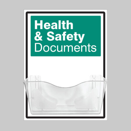 H&S Document Holder on 10mm Foam PVC 450x600mm