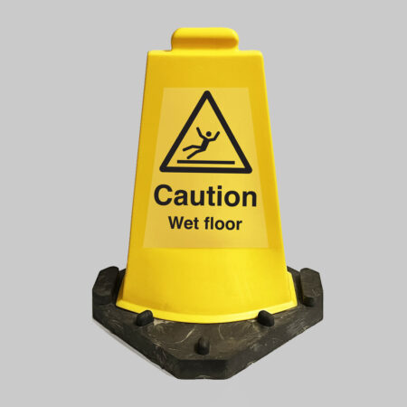Double sided cone (Caution Wet Floor) HxW 480x330mm