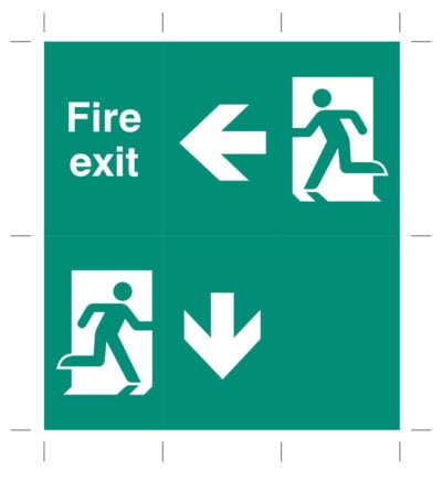 Emergency light unit overlay