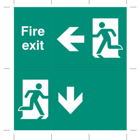 Emergency light unit overlay