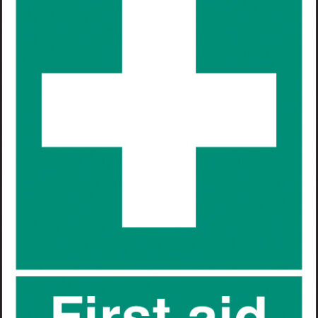 First aid A4 self adhesive vinyl