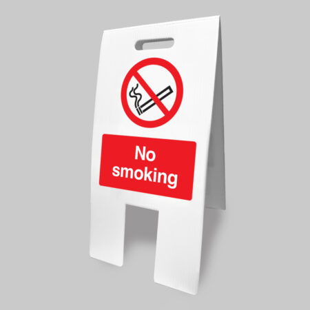 No smoking (self standing folding sign)
