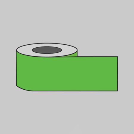 Plain Green barrier tape  200m x 75mm non-adhesive polythene