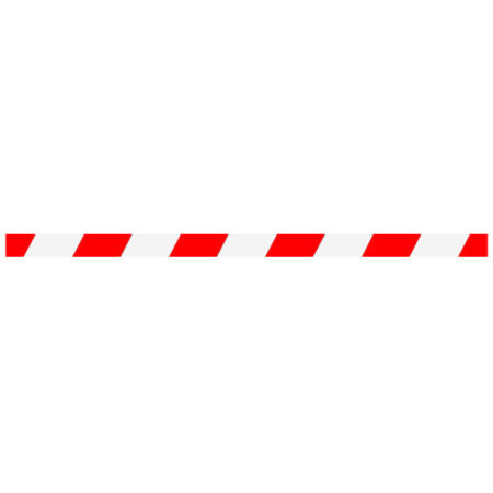 Red/White Floor graphic strip 1000x50mm