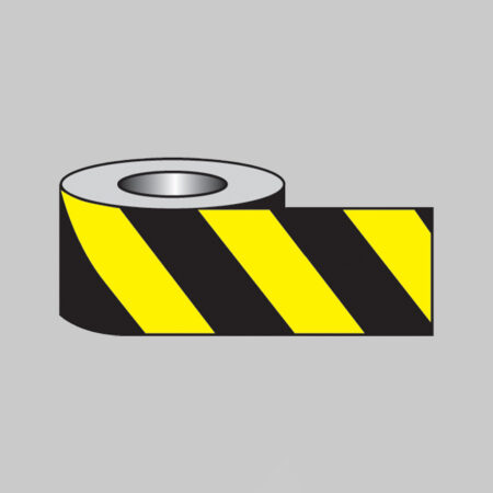 Self adhesive floor tape 33m x 50mm - black/yellow