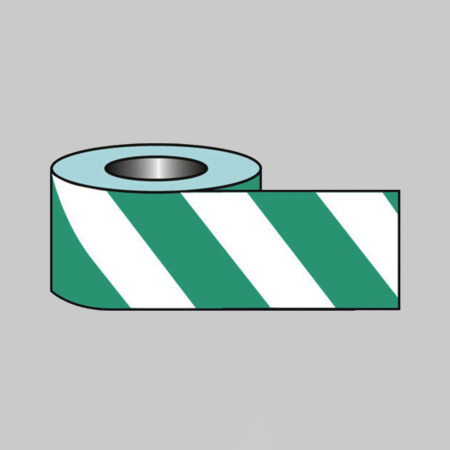Self adhesive floor tape 33m x 50mm - green/white