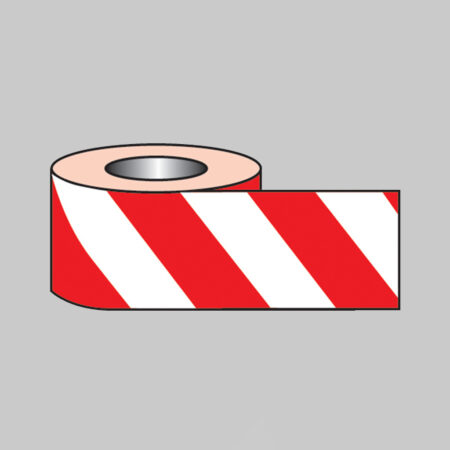 Self adhesive floor tape 33m x 50mm - red/white