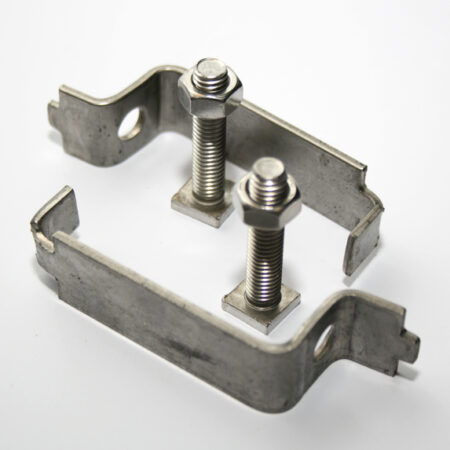 Stainless steel back to back clips 50mm (pair)
