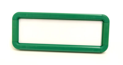 Suspended frame 300x100mm green c/w suspension kit