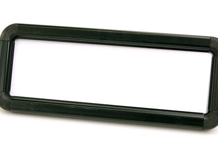 Suspended frame 300x100mm black c/w suspension kit