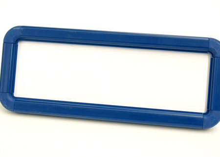 Suspended frame 600x200mm blue c/w suspension kit