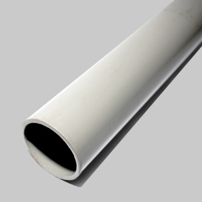 Grey galvanised steel pole powdercoated 3mtr x 50mm