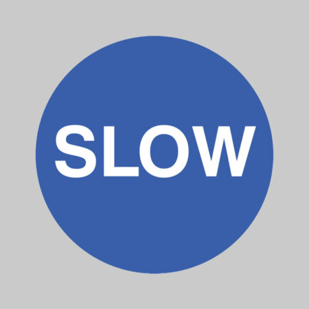 Slow floor graphic 400mm dia