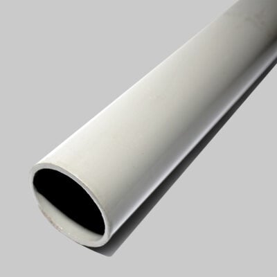 Grey galvanised steel pole powdercoated 1.5mtr x 50mm