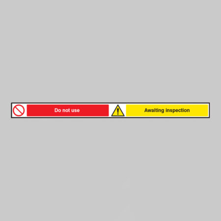 Do not use Awaiting inspection, 1000x75mm magnetic PVC