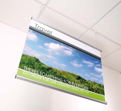 Ceiling Hanging Snap Frame Kit 420Mm Wide Aluminium 1 Ceiling hanging snap frame kit 420mm wide aluminium