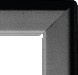 A2 (420x594mm) 25mm easy snap poster frame - black