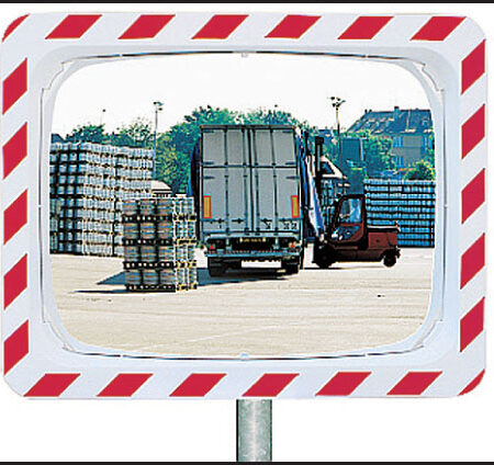 Traffic mirror 1150x950mm viewing distance 30m