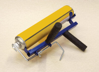 Hand held paint line applicator