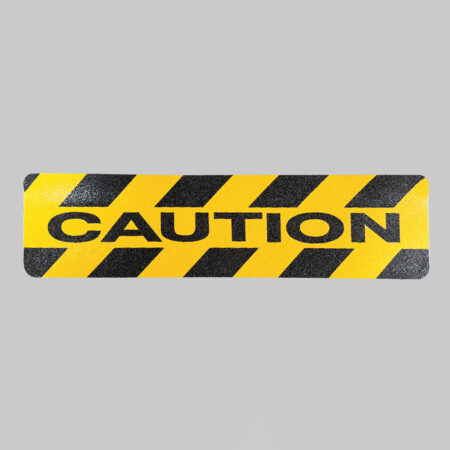 Caution anti-slip mat 610x150mm