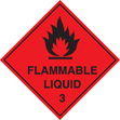 Flammable Liquid 3 Roll Of 100 Self Adhesive Vinyl Labels 100X100Mm 1 Flammable liquid 3 roll of 100 self adhesive vinyl labels 100x100mm