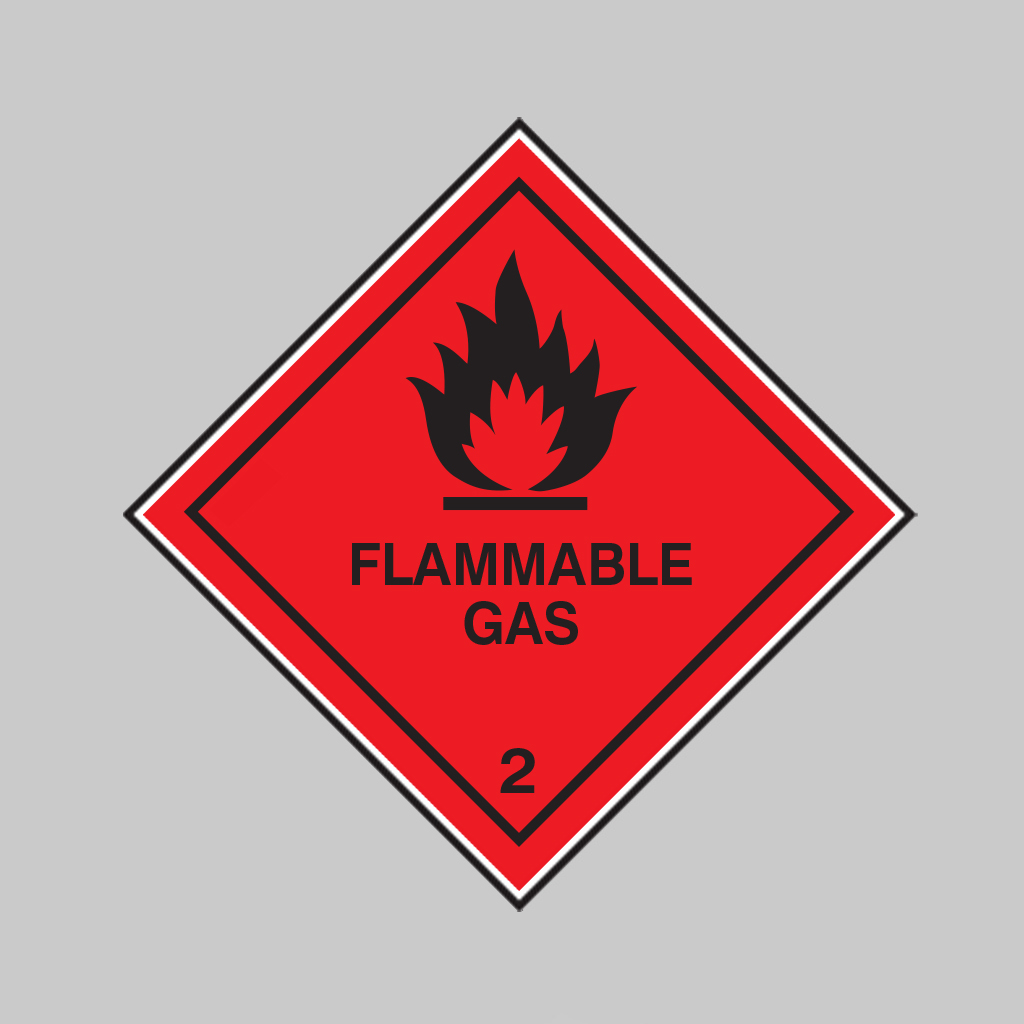 Flammable Gas 2 Roll Of 100 Self Adhesive Vinyl Labels 100X100Mm 1 Flammable gas 2 roll of 100 self adhesive vinyl labels 100x100mm